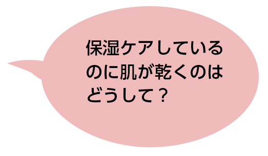 乾燥肌のたのもしい味方。うるおいを抱え込むセラミドが鍵！